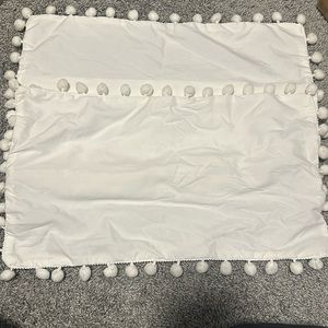 White decor pillow shams set of 2